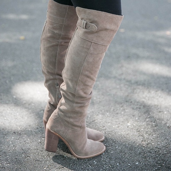 poshmark over the knee boots